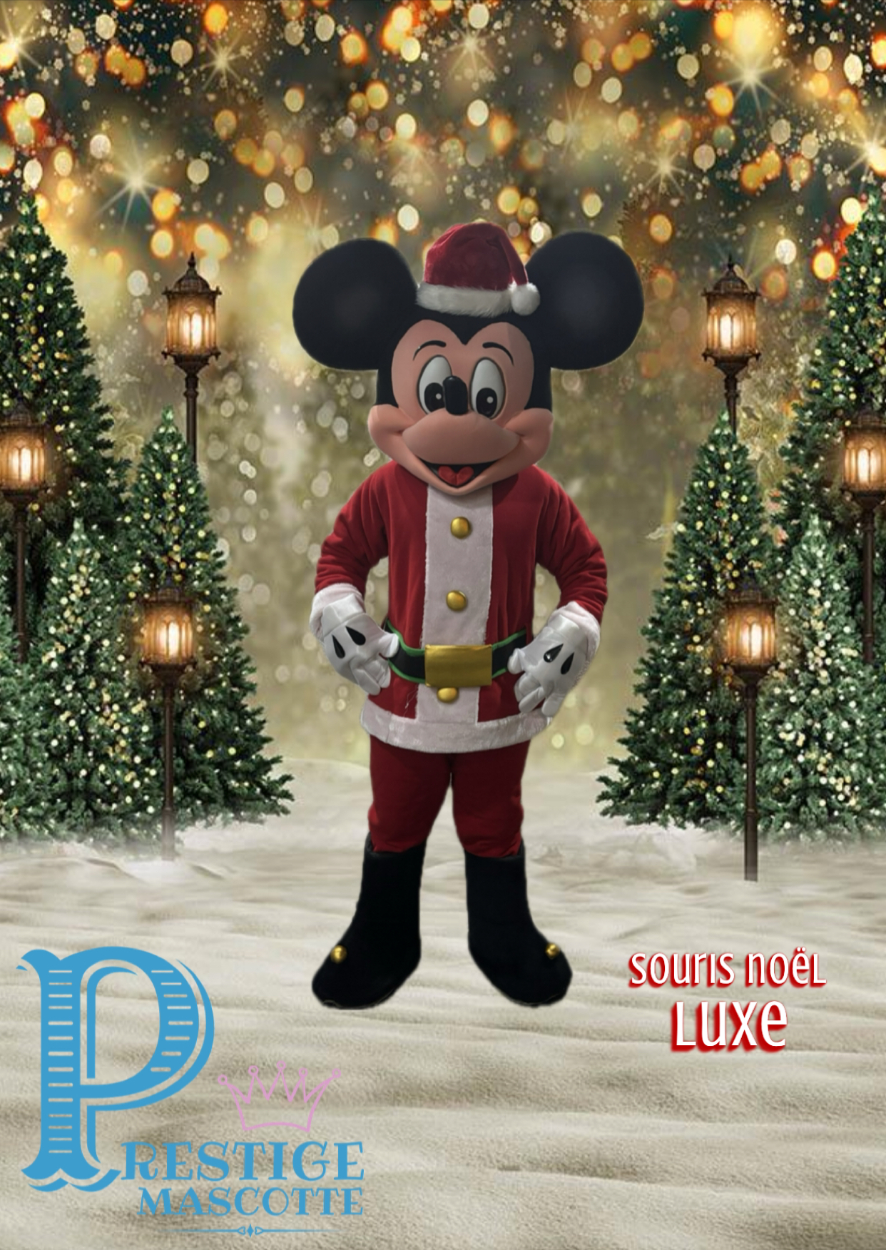 Mascotte Mickey Noel - Luxury Event